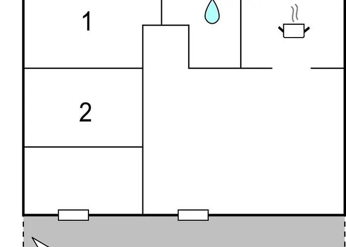 2 Bedroom In Lägenhet Arrach
